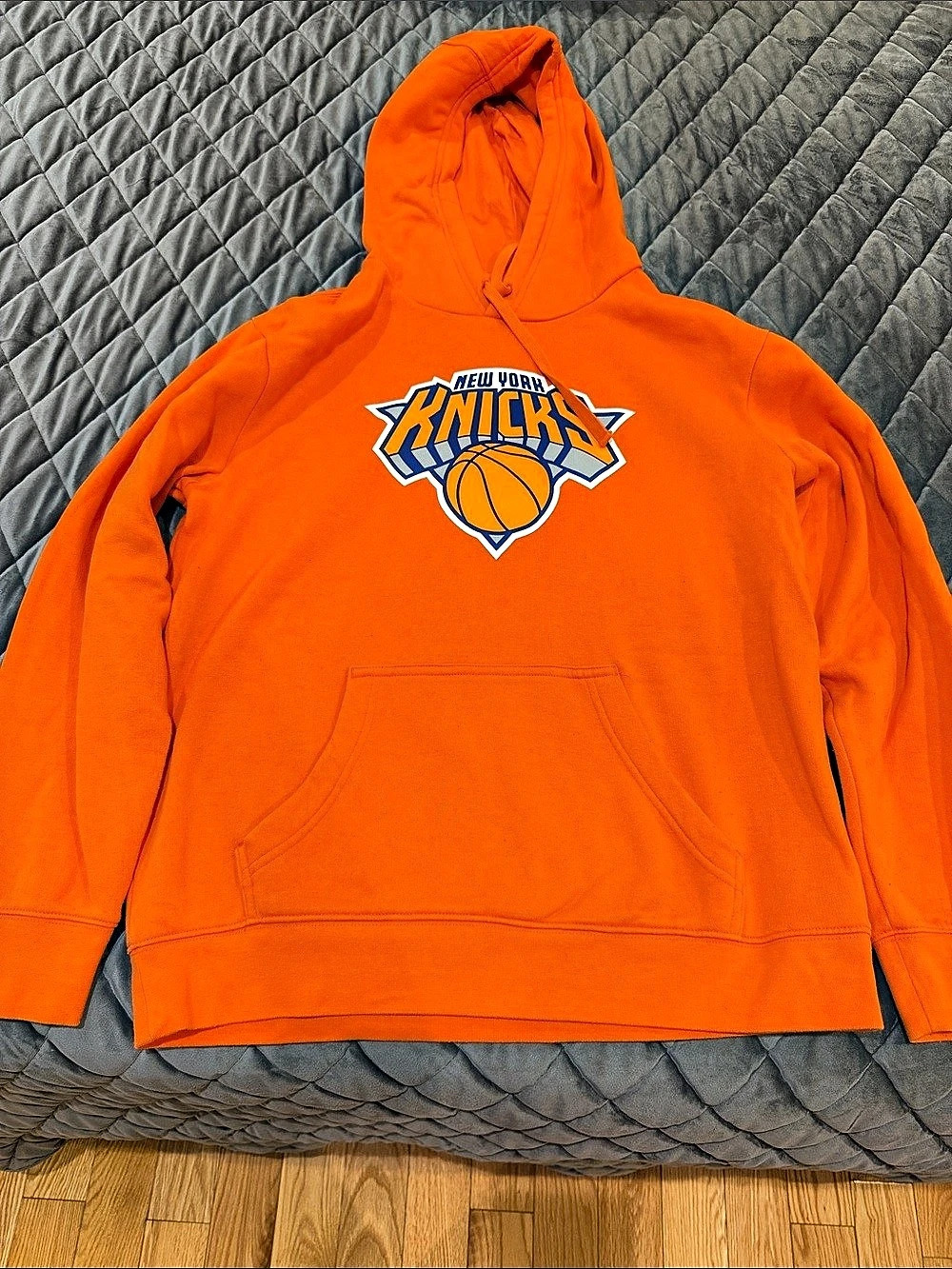 Fanatics New York Knicks hoodie Orange Blue Size Medium